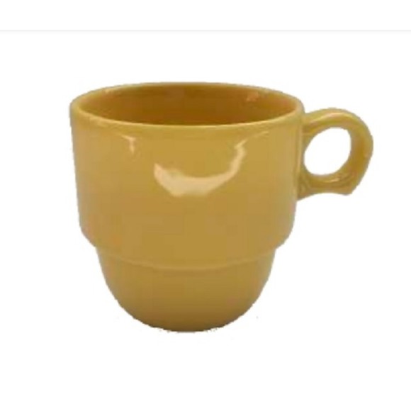 XICARA 90ML MUG21005 EM PORCELANA AMARELA