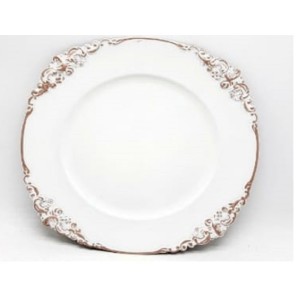 PRATO SOUSPLAST 98601 BRANCO DETALHADO C/ ROSE