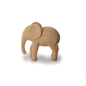 ESCULTURA 15883 ELEFANTE EM POLIRESINA A23,5XL10CMXC24CM