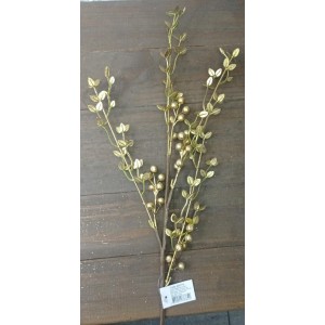 FL GALHO AN174 DE MINI FOLHA METALIZADA A75CM