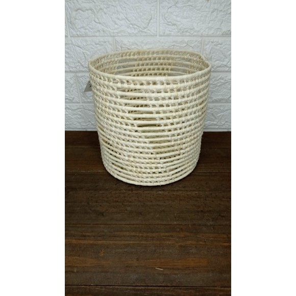 LUMINARIA AP144 DECORATIVA M EM PALHA NATURAL A17XL17CM