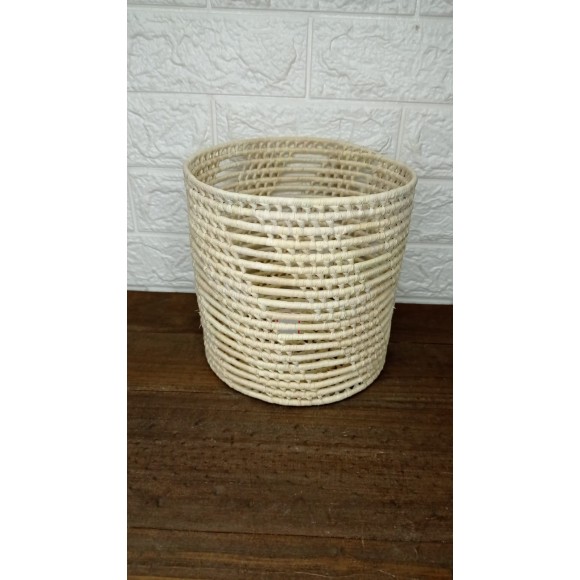 LUMINARIA AP143 DECORATIVA P EM PALHA NATURAL A15XL15CM