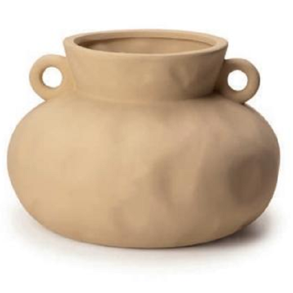 VASO 15524 EM CERAMICA DECORATIVO A18XL24CM