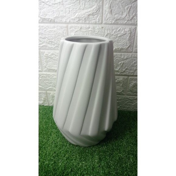 VASO 207-359 ENTRELACADO 2 EM CERAMICA A29XL18CM