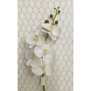 FL ORQUIDEA SILICONE  RH20548  C/ 5 FLORES GRANDES A87 CM
