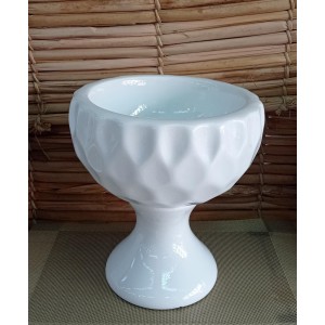 CACHEPOT 2356 C/ PE ANA BRANCO A27XL24CM