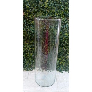 VASO CILINDRICO 1590 EM VIDRO TRANSPARENTE A40 XL15 CM