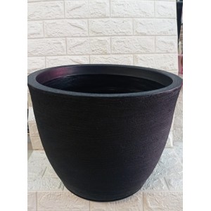 VASO BOJO REF142-4 RED C/PRATO Nº4 PRETO A43XL50CM