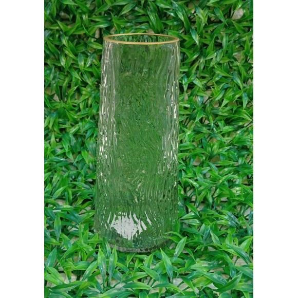 VASO VID01941 DE VIDRO DECORATIVO A22XL7CM