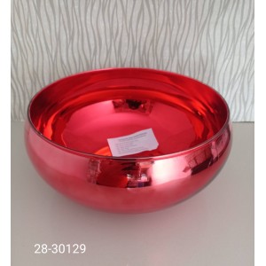 VASO 28-30129 TERRARIO LAGOON VERMELHO ESPELHADO A13XL27CM
