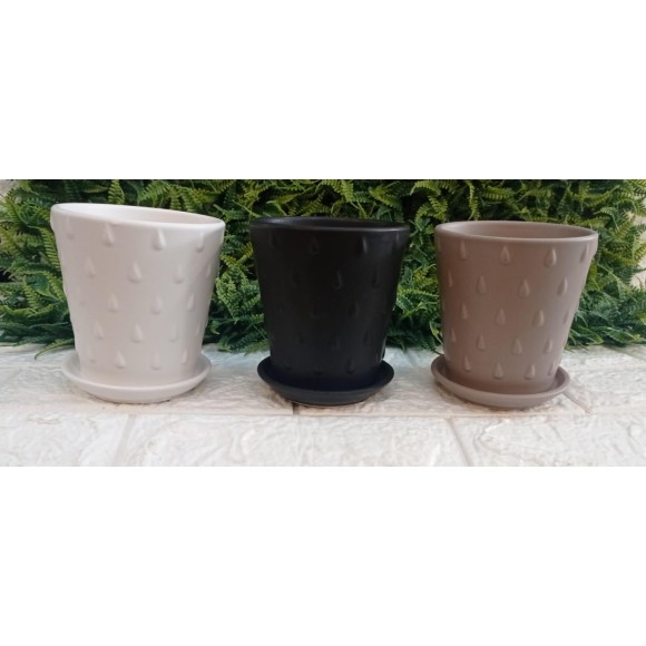 VASO TP1685 DE CERAMICA DAFNE A12CM