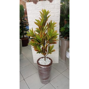 ARVORE FS1368-31 CROTON VERDE C/ AMARELO A120CM