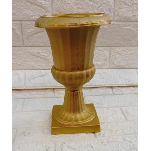 VASO 41673 DOURADO C/PE A26CM