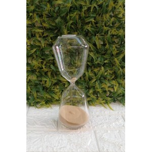 AMPULHETA 13136 EM VIDREO 60 MINUTOS A27CM