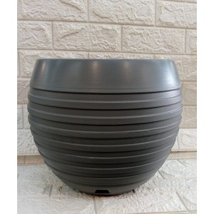 VASO BOJO REF461-3 FRISADO C/PRATO Nº2 CHUMBO A33XL30CM