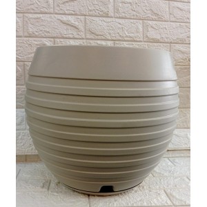 VASO BOJO REF471-2 FRISADO  C/PRATO Nº3 BEGE A39XL32CM