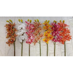 FL HASTE COD2650 DE ORQUIDEA CYMBIDIUM C/10 GALHOS A76CM