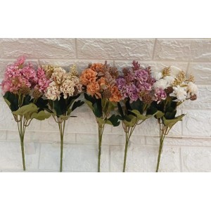 FL BUQUE FL2023-222 FLOR DE CRISANTEMO C/5 GALHOS A33CM