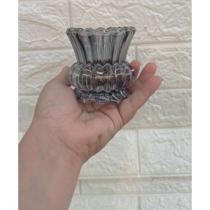 VASO/CASTICAL 2110104 DE VIDRO DECORATIVO A8XL8,2CM