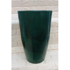 VASO REF374-9 COLUNA RED MARMORIZADO C/PRATO Nº3 VERDE A54XLL32CM