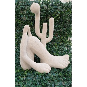 ESCULTURA 17485 EM POLIRRESINA A34CM