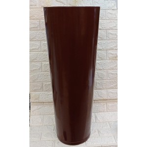 VASO REF405-1 PILAR C/PRATO Nº5 MARROM A85X32CM