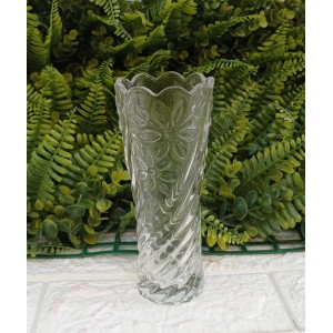 VASO FR231305 DE VIDRO DECORATIVO A18X7CM