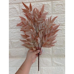 FL BUQUE 42412VM DE FOLHAGEM VERMELHO C/19 FOLHAS A50CM