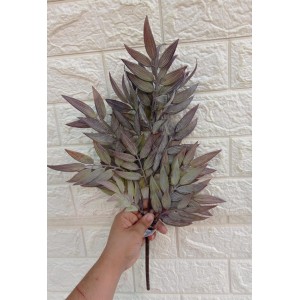 FL BUQUE 42412CF DE FOLHAGEM CAFE C/19 FOLHAS A50CM