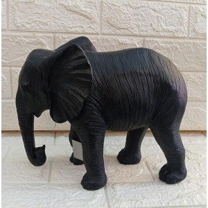 ESCULTURA 13882 ELEFANTE EM POLIRRESINA A26XC32CM