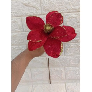 HASTE 370 BICO PAPAGAIO VERMELHO C/GLITER A53CM