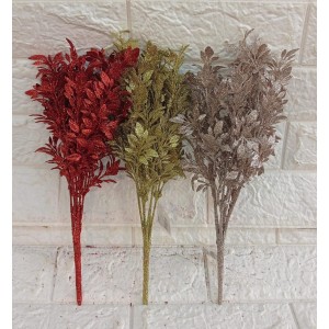 BUQUE BN189 MINI GLITER DOURADO/VERMELHO/PRATA A35CM