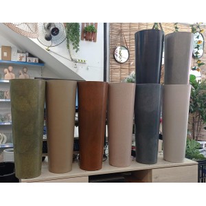 VASO IBIZA REF110 COLUNA P CORES SORTIDAS A68XL24,5CM