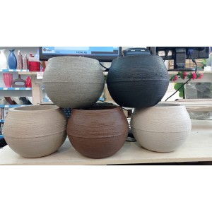 VASO ESFERA REF108 ESFERA PP DE POLIETILENO CORES SORTIDAS A22XL20CM