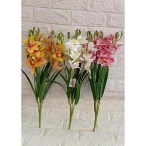 FL BUQUE 40220SL DE ORQUIDEA CYMBIDIUM SALMOM C/20 FLORES A58CM