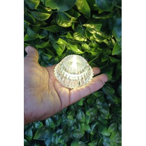 ENFEITE FR242559 VELA C/LED DECORATIVA  A6,6XL3,8CM