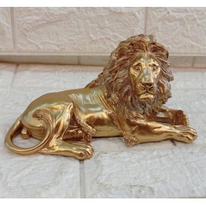 ENFEITE TLEO-03A LEAO DE RESINA A12CM