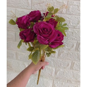 FL BUQUE 19-18-8 DE ROSA PINK C/10 GALHOS A51CM