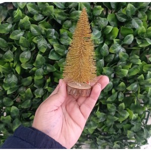 ENFEITE NAT0183 MINI ARVORE GLITER 15CM