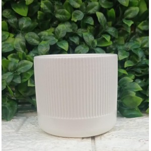 VASO TYN2034B CERAMICA BRANCO A10X9CM