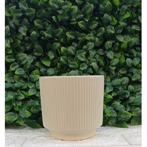 VASO YM-0181-1BG CERAMICA BEGE A12,5X13CM