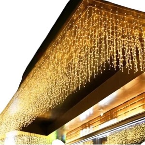 CASCATA NTL50240Q127V PISCA EXPANSIVEL 8 FUN FIO TRANS 240 LED BRANC QUENT 4,3 MTRS