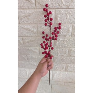 FL GALHO F-1508 C/ SEMENTE DE CAFE (BOLINHAS VERMELHAS NATALINA) A50CM