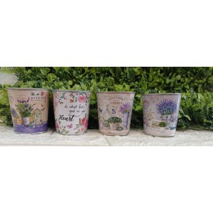 VASINHO CONICO DE METAL ESTAMPADO A8XL8CM 41355