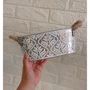 VASO 41370 JARDINEIRA METAL A10XC27CM