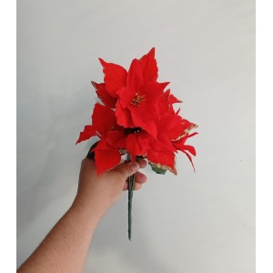 BUQUE 52721 FLOR NATALINA C/5 GALHOS A33CM