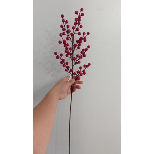 HASTE ACH-0054 DE FRUTAS VERMELHA DECORATIVA A67CM