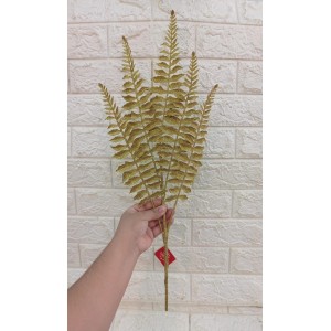 HASTE FLB0109D DE SAMAMBAIA DOURADA C/GLITER 60CM