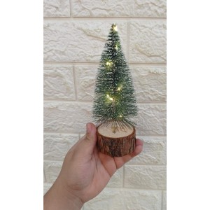 ENFEITE NAT0359 MINI ARVORE DE NATAL C/LUZ 15CM