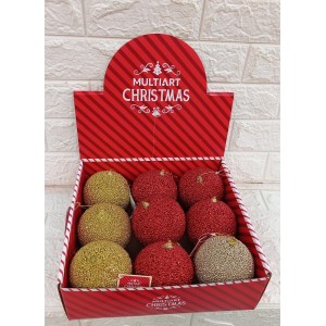 BOLA NBOL10V38 DECORATIVA NATALINA 10CM